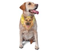 Maple German Shepherd Dog Printed Dog Bandana, Triangle Pet Scarf Pet Bibs Kerchief Accessories for Small Medium Large Pets