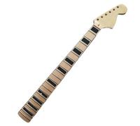 Maple Guitar Neck 22 Frets 25.5" Fingerboard Black Block Inlay Replacement Parts