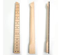 Maple Headless Guitar Neck 24 Fret with Maple Fingerboard, Bone Nut, 56mm Heel Width, 42mm String Spacing - Compatible with Ibanez, Strandberg, Kiesel Style Builds