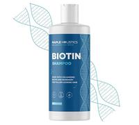 Maple Holistics Biotin Shampoo for Hair Growth B-Complex Formula for Hair Loss Removes DHT for Thicker Fuller Hair Anti Dandruff Formula with Zinc Tea Tree Oil Extract Jojoba Oil Argan Oil 8 oz