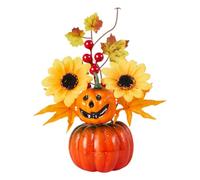 Maple Lea F Simulation Pumpkin Bonsai, Fall Pumpkin Decoration, Tabletop Pump Kin Ornament 23x17x9 Cm/ 9.06x6.69x3.54 Inch Enhances Any Space/Lightweight For Thanksgiving Fireplace