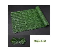 (Maple Leaf) 3mX0.5m Artificial Leaf Privacy Fence Screen Fake Hedge Panels Balcony Screen Ivy Leaves Fence Screen for Wall Garden Patio Decor