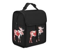 Maple Leaf Animal Canadian Flag Lunch Bag Insulated for Work Picnic