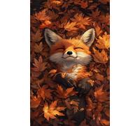 Maple Leaf Animal Jigsaw Puzzles for Adults 300 Pieces Educational Toys Challenging Game 300 Piece Puzzles for Adults for The Whole for Women Gifts for Men