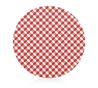 Maple Leaf Canada Flag Printed Tempered Glass Cutting Board Round Chopping Block for Kitchen Non-Slip Feet