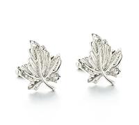 Maple Leaf Cufflinks for Men, Silver Tone Leaf Cufflinks, Canadian Maple Leaves Cuff Links, Maple Leaf Shirt Tuxedo Cufflinks, Punk Cufflinks, Best Man Cufflinks, Silver Wedding Cufflinks, NO,
