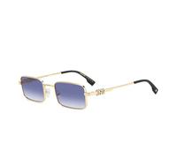 Maple Leaf Metal Sunglasses, unisex, Dsquared2, Sunglasses, Yellow, 52 MM, Accessories 52 MM