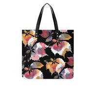 Maple Leaf Pink Women's Tote Bag Top Handle Handbag Shoulder Bag Shopper Bag 39x39cm