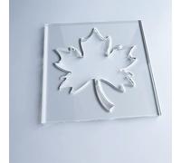 Maple Leaf Router Template, Clear Acrylic Template, Woodworking Router Template