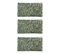 Maple Leaf Willow Fence - Expandable Privacy Trellis Panel - 1 to 5 Piece Options - Artificial Greenery Screen for Garden, Patio, Balcony - UV Resistant & Weatherproof (3 Piece)