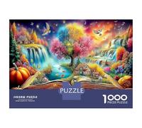 Maple Leaf World 1000 Piece Jigsaw Puzzle - Tranquil Hobby - Durable Paper Design 52x38cm/1000pcs