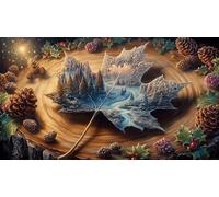 Maple-Leaf-World 1000 Piece Recycled Paper Jigsaw Puzzle Fun Present & Activity for Home Challenging Puzzles Great Gift Idea for Adults 70x50cm/1000pcs