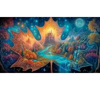 Maple-Leaf-World 1000 Pieces Jigsaw Puzzles for Adults Challenging Game Jigsaw Puzzle Home Decoration for Adults and Kids Age 12 Years Up 38x52cm/1000pcs