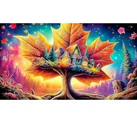 Maple-Leaf-World 1000 Pieces Jigsaw Puzzles for Adults Educational Games Jigsaw Puzzle Home Decoration for The Whole for Women, Gifts for Men 75x50cm/1000pcs