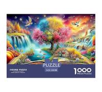 Maple Leaf World (66)_1 1000 Pieces Tree Magical Open Book Artplastic Puzzle Pieces Travel Interlocking Travel Activity Durable 52x38cm/1000pcs