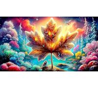 Maple-Leaf-World Educational Games 1000 Pieces Jigsaw Puzzle Puzzle Game for Adults Wall Decoration and Gifts for Adults Kids 70x50cm/1000pcs