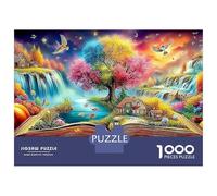 Maple Leaf World Puzzles 1000 Pieces for Adults Jigsaw Cosmic Blooms Puzzle Educational Games Beautiful Decoration Challenging Colourful A Unique100% Recvcled Cardboard38x26cm/1000pcs