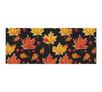 Maple Leaf Wrapping Paper 2 Pack Fall Leaves Waterproof Tear-Resistant PP Craft Paper for Christmas Thnaksgiving Birthdays Holiday Presents Decorations