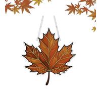 Maple Leafs Suncatcher For Window, 2D Acrylic Maple Leaves Hanging Ornament, Fall Maples Leaves Light Catcher Pendant, Fall Stained Suncatcher, Aesthetic Autumn Decoration, For Tree, Railing