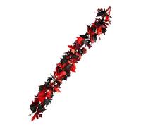 Maple Leaves - Convenient Hanging Vine Rattan Foliage Leaves | Waterproof Artificial Faux Maple Leaf | Garlands Faux Boston Fern Vines for Home Wedding Fireplace Party