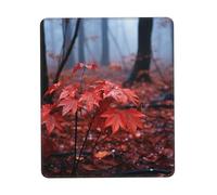 Maple Leaves Fall Scenery Mouse Pad with Non-Slip Rubber Base 8.3 x 10.3 in Mouse Mat with Stitched Edge Gaming Mousepad for Wireless Mouse Computer Laptop Home Office Desk Pad