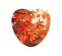 Maple Leaves in The Sun Car Air Freshener Hanging, Long Lasting Scented Car Aromatherapy Tablets, Love form Fragrance Scented Cards for Vehicles, Bedroom, Wardrobe Gray-style