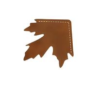 Maple Leaves Inspired Page Holder Soft Handcrafted PU Leather Bookmarks Light Weight Reading Essential for Book Lovers Elegant Bookmarks for Readers