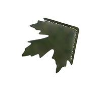 Maple Leaves Inspired Page Holder Soft Handcrafted PU Leather Bookmarks Light Weight Reading Essential for Book Lovers Handcrafted Leather Bookmarks