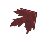 Maple Leaves Inspired Page Holder Soft Handcrafted PU Leather Bookmarks Light Weight Reading Essential for Book Lovers Handcrafted Leather Bookmarks
