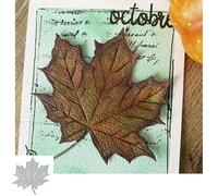 Maple Leaves Metal Die Cuts,Merry Christmas Maple Leaf Cutting Dies Cut Stencils DIY Scrapbooking Decorative Embossing Paper Scrapbooking Card Making