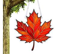 Maple Leaves Ornament - Two Dimensional Acrylic Country Decoration | Trims With Maple Leaves - For Indoors Outdoors Garden Housewarming Office Party Home