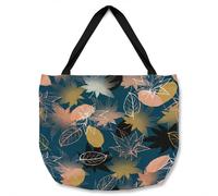 Maple Leaves Tote bat Benjamin Tate Design Natural One Size