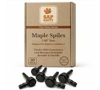 Maple Sap Spiles, 5/16" Ecolo Taps for Maple Trees, Maple Syrup Spile (50 pack)