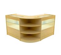 Monster Shop Andromeda LED Shop Counter Set LM60 & 2 x C900 - Maple