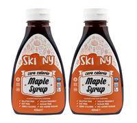 Maple Syrup 425ml Pack of 2 Dessert Cake Ice Cream Cereal Topping Compatible with Skinny Porridge Pot Fat Gluten Sugar FREE with Welari Thank You Card | (2pack) (850ml)