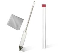 Maple Syrup Hydrometer - Accurate Sugar Measurement Tool, Durablle Glass Density Tester Design, Easy Read Scale | Boiled Sap Testing Instrument for Bakery Restaurant Beginners Professional Use