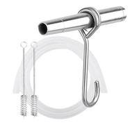 Maple Syrup Spigot Set - Stainless Steel Tree Taps, Maple Syrup Spigot Set | Save Maple Syrup Supplies, Maple Syrup Taps for Family Farm, Cleaning Brushes for Pipes, Cones