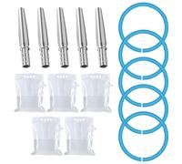 Maple Syrup Tapping Kit - 15PCS Leakproof Tree Taps with Bags Tubing Brush for Family Kids