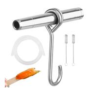 Maple Syrup Tapping Kit Includes Stainless Steel Maple Tree Taps Spiles, Hooks, 3ft Food Grade Tubing and Spile Cleaning Brushes, Efficient Maple Syrup Filter and Tree Taps