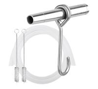 Maple Syrup Tapping Kit, Stainless Steel Maple Tree Taps, Tubing with Spile Cleaning Brushes, Tree Tapping Kit, Maple Syrup Supplies, Reusable Efficient TreeTaps for Outdoor Trees