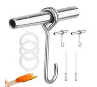 Maple Syrup Tapping Kit,Tree Tapping Kit, Stainless Steel Maple Tree Taps,Food Grade Tubing with Spile Cleaning Brushes,Tree Tapping Kit Maple Syrup Supplies,Reusable Efficient Tree Taps