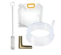 Maple Syrup Tapping Kit - White Tree Taps and Food Grade Silicone Hose | Professional Maple Tree Sap Collector Spiles | for Backyard Forest Harvesting Homesteading Sugarbush, 1 Pack