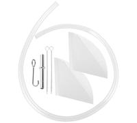 Maple Syrup Tapping Kit with Sharp Tip Filter Stainless Steel | Plastic and Cloth Parts, Silver Finish, for Tubing and Collection Buckets, Outdoor Small-scale Syrup Making