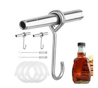 Maple Tapping Kit - 8.1cm Tip 91.4cm Tube, Stainless Steel Metal Tree Tapping Kit, Tree Trunk Faucet Set 450g - Perfect for Those Who Want to Make Pure Maple Syrup At Home On Family Farms
