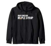 Maple Tapping Sugaring Season Funny Maple syrup Zip Hoodie
