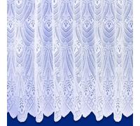 Maple Textiles Luxury Roma Thick Net Curtain for Windows in a Fan Lace Design Sold by the Metre Using Quantity Box and Sent in One Piece (205, Centimeters) 81" Drop
