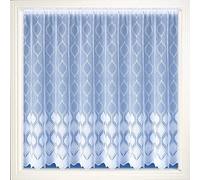 Maple Textiles Marseille White Net Curtains, Lace Curtain, Cut To Width (152cm 60'' Drop)
