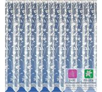 Maple Textiles Meadow Leaves Patterned Design Net Curtain Sold Per Metre Cut to Width for Windows Patio Doors Caravans (90"(229cm) Drop)