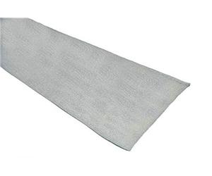 Maple Textiles Sparkle Shimmer Metallic Thread Silver (Runner 13" x 72" (33cm x 183cm), Silver)