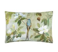 Maple Tree Celadon Printed Cotton Percale Pillow Case, 50cm x 75cm, Blue